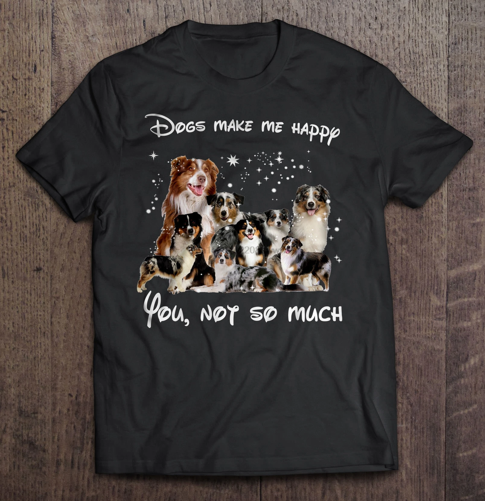 Мужская футболка Dogs Make Me Happy You не так много мужской браслет с надписью