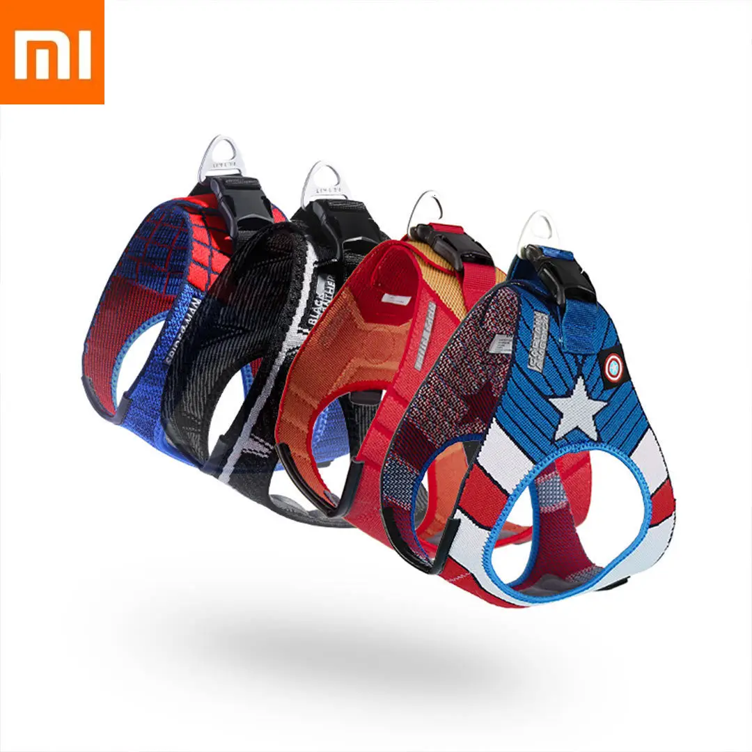 

Xiaomi Chest Back For Dog Rope Xiomi Dog Rope Manwei Edition Iron Man Spiderman Captain America Surprise Captain Black Panther