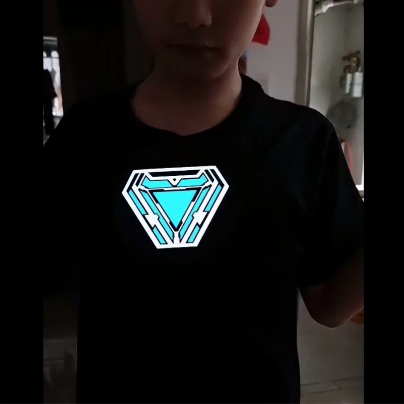 Ceny Iron Man pancerz reaktor rekwizyt cosplay Tony Stark serce może sterować głosem wiele tryby oświetlenia 4 style Light Avengers Endgame