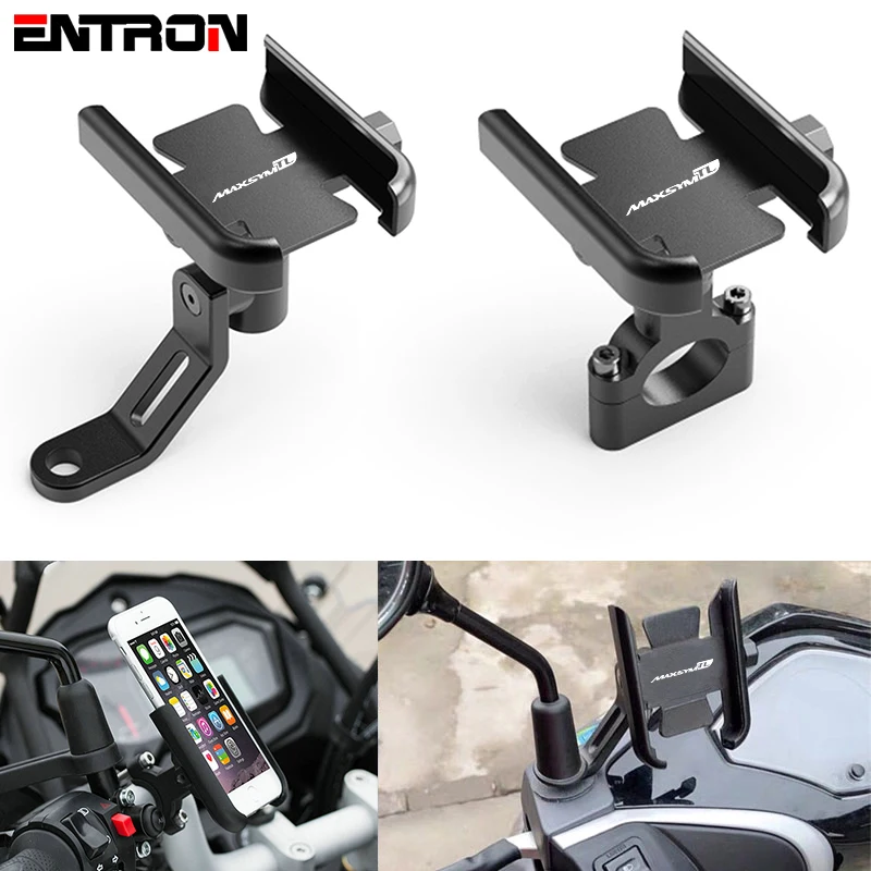 

For Sym Maxsym TL 500 TL500 Maxsymtl 500 2020 Motorcycle Accessories CNC Handlebar Mobile Phone Holder Mount GPS Stand Bracket