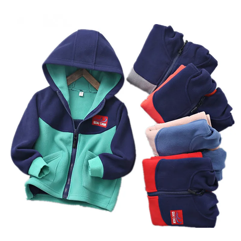 Куртки для мальчиков и девочек, детские пальто с капюшоном куртки для девочек детская одежда пальто для мальчиков хлопковые теплые флисовые куртки, одежда 2001 35