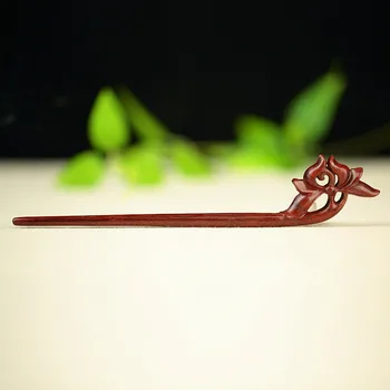 

Leaflet Red Sandalwood Antique Magnolia Hairpin Woman Disc Hair The Seventh Evening Of The Seventh Moon Lover Boxing