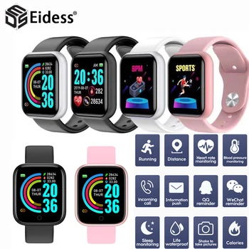 

New Smart Watch Women Men Smartwatch For Android IOS Electronics Smart Clock Fitness Tracker Silicone Strap Smart-watch Hours