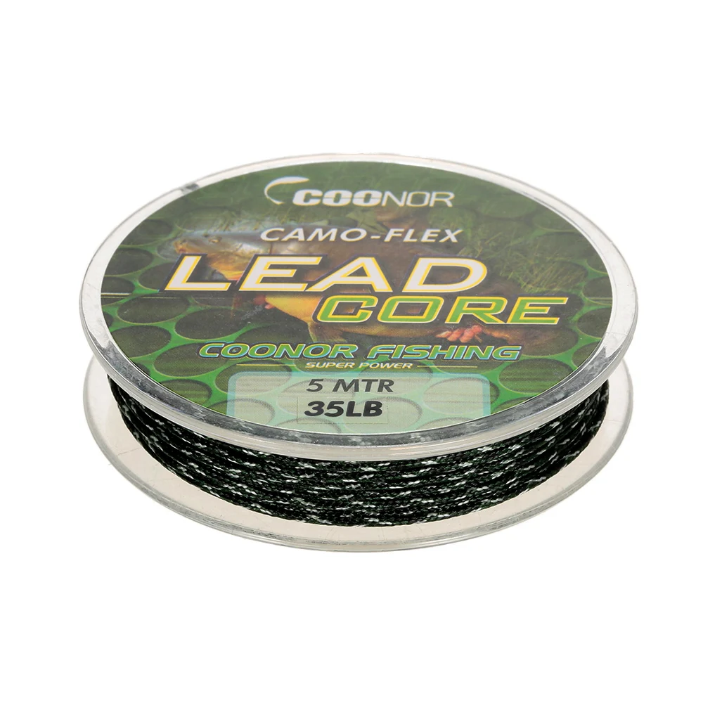 35lb/45lb/55lb 5 м Leadcore плетеная камуфляжная леска для карпфишинга волосы установки свинцово ядро рыболовные снасти