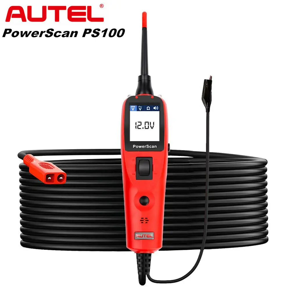 Autel PowerScan PS100 Electrical System Diagnostic Tool OBD2 Scanner Automotive Circuit Tester