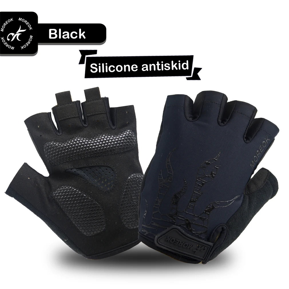 Новые противоскользящие велосипедные перчатки унисекс Мужские и женские уличный горный велосипед моющиеся перчатки с коротким пальцем спортивные перчатки