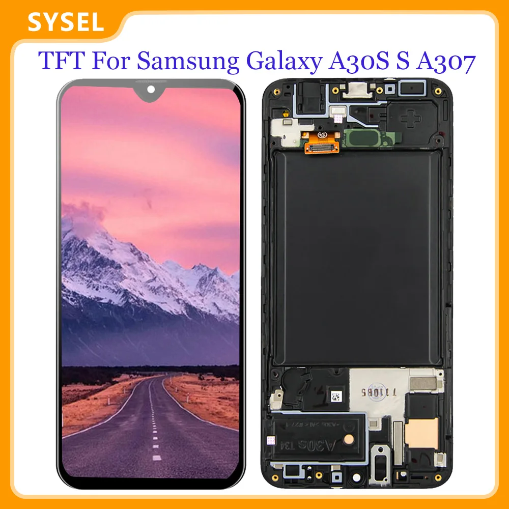 6 4 ''для Samsung Galaxy A30S SM-A307FN/DS A307F/DS A307F A307 ЖК сенсорный экран дигитайзер