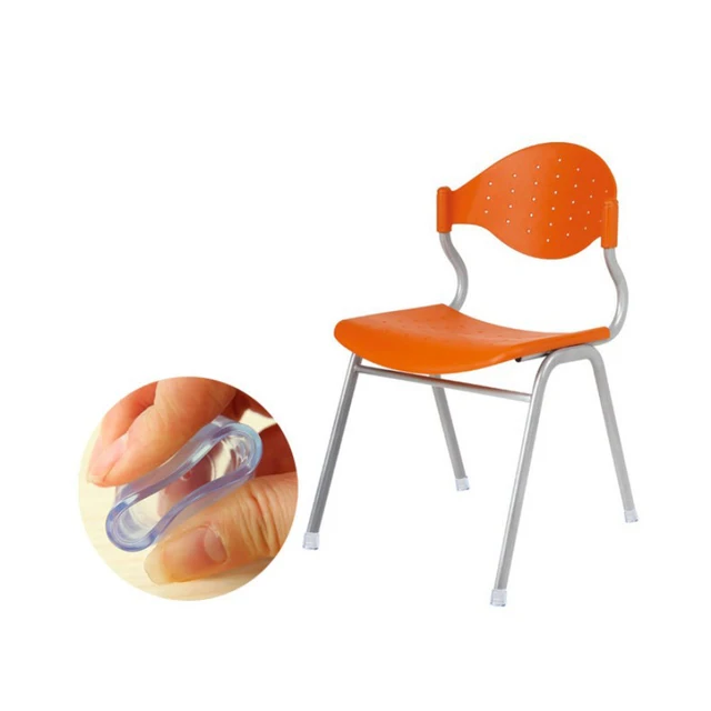 Protecteur de pied de meuble Transparent, couvre-pied de Table et de chaise, capuchon en Silicone résistant à l'usure, réduction du bruit, protection du sol 3