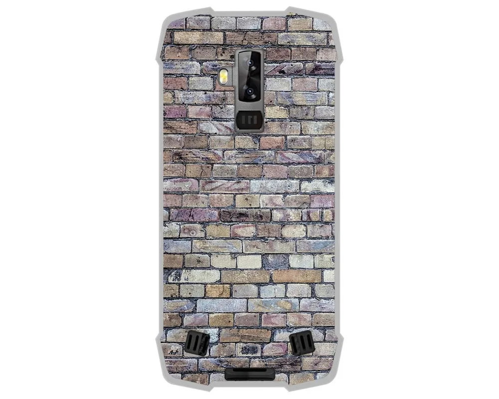 Гелевый Чехол из ТПУ для Blackview BV9700 Pro Brick design 02 Drawings | Мобильные телефоны и
