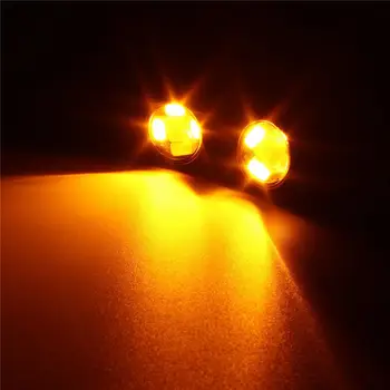 

10PCS 12V DC 5730 6-LED DRL Light Eagle Eye Daytime Running Dual Color Lamp Sets
