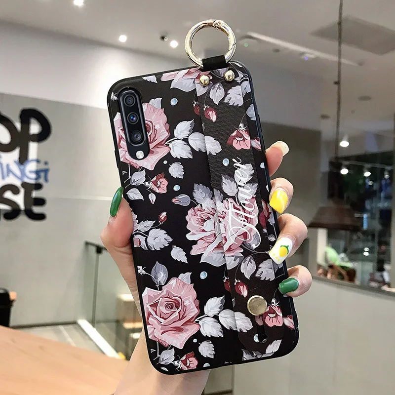 Чехол-браслет для samsung Galaxy S9 S8 S10 плюс A10 A20 A30 A40 A50 A60 A70 A750 Note 8, 9, 10, плюс автомобильный держатель телефона чехол s