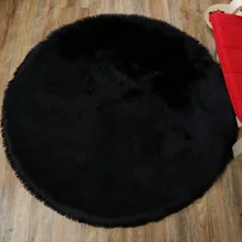 Моющийся стул подушка коврик в виде шкуры длинный ковер диван овечий декор меховой пол домашний коврик