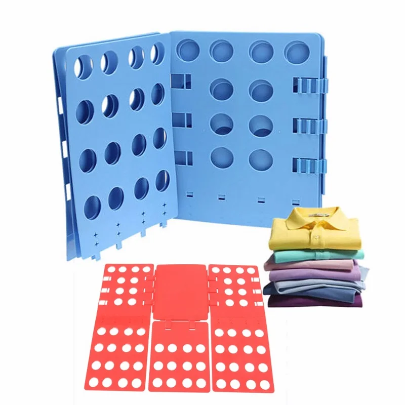 Adjustable Multifuncitonal Magic Clothing Folder T-Shirt Jumpers Organiser Fold Save Time Clothes Pegs Folding Board | Дом и сад