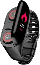

NEW M1 2 in 1 Smart Bracelet Wireless Bluetooth Headset Combo Running Music Wristban