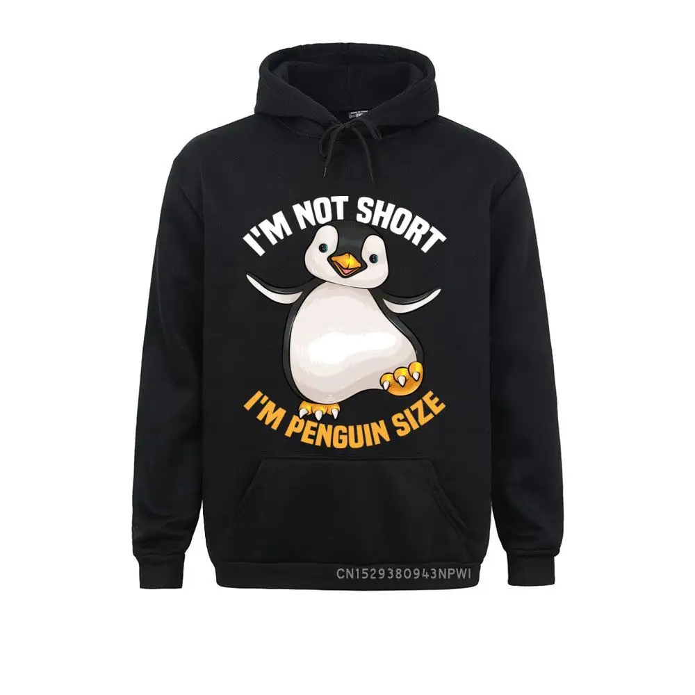 I'm Not Short I'm Penguin Size Funny Animal Fans Gift Pullover Hoodie  Fitness Hoodies For Men Winter Sweatshirts Camisa 2021 - AliExpress