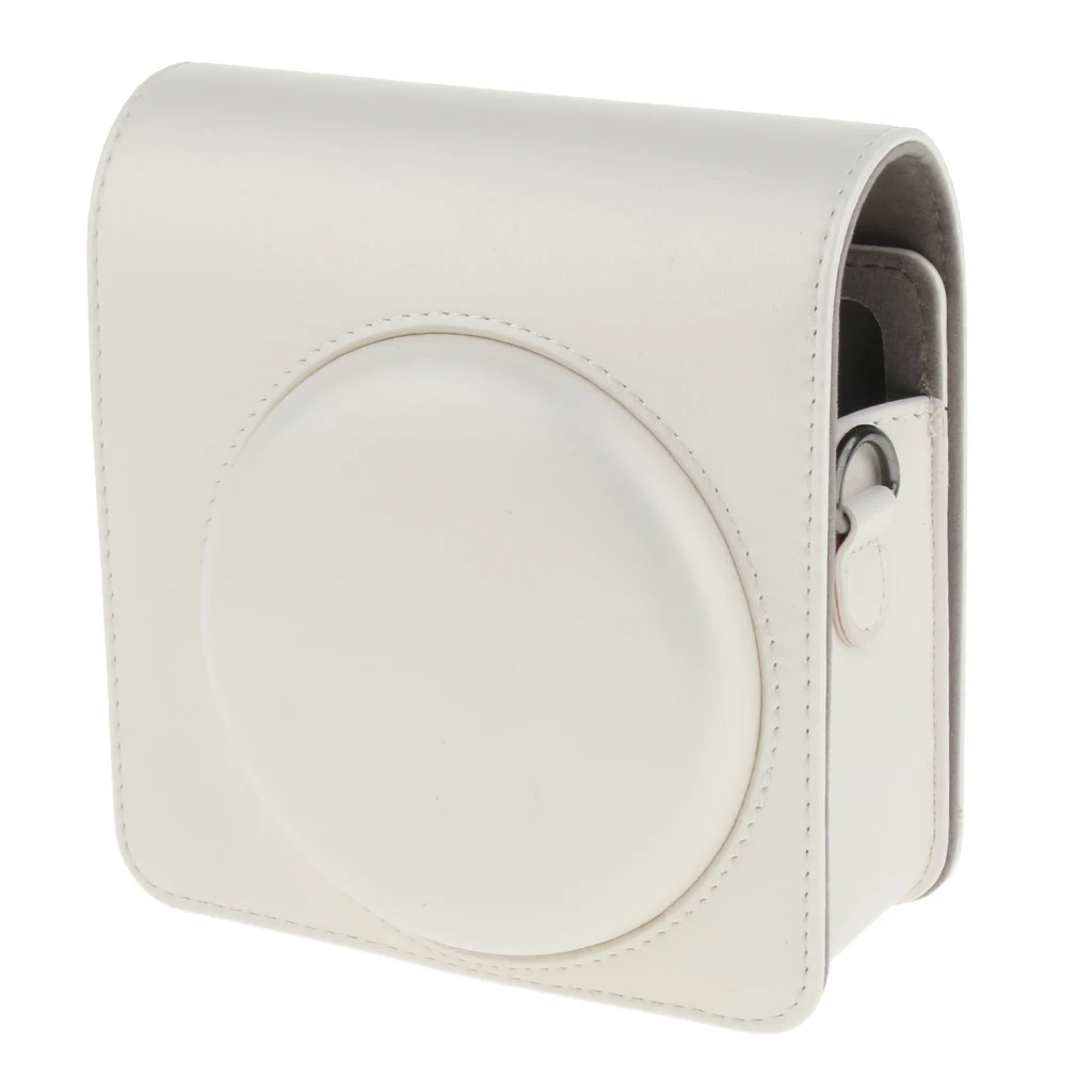 PU Leather Dust-proof Camera Case Bag Protector with Adjustable Strap for Fujifilm Instax Square SQ6 Film Photo Camera