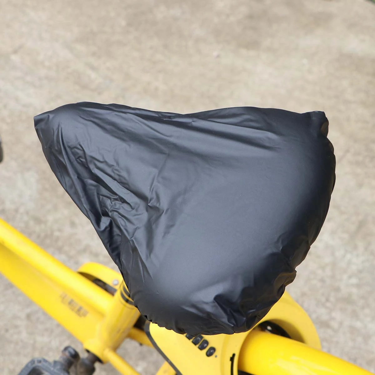 

2pcs Waterproof Bike Seat Rain Cover Elastic Rain And Dust Resistant Dust Cover Bicycle Accessories