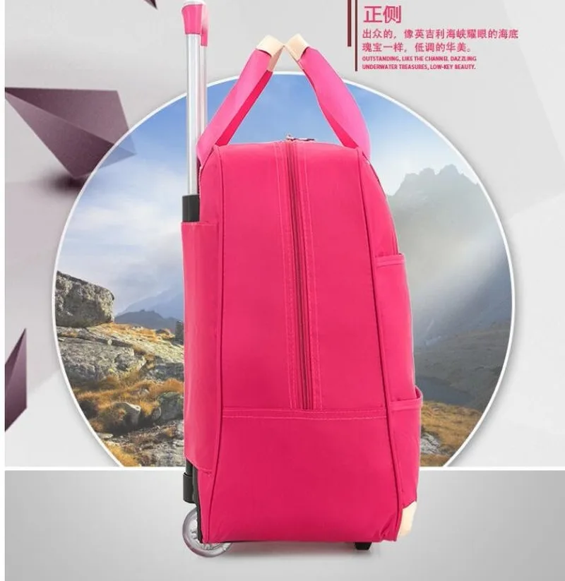 Дорожная сумка на колесиках для женщин и мужчин, унисекс, сумка для багажа на колесиках, школьная сумка, сумка для багажа на колесиках