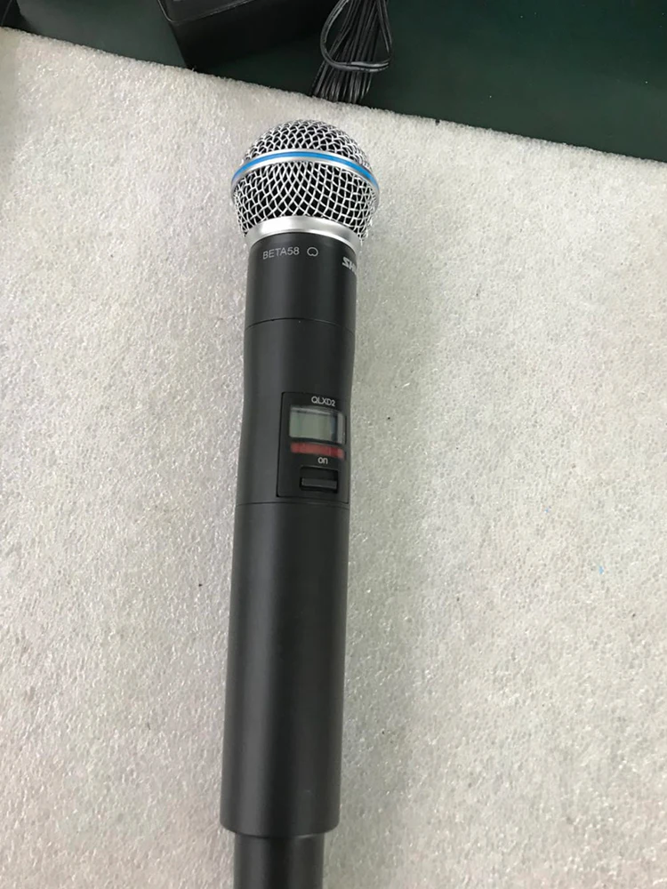 SHURE QLXD4 BETA58 SM58 BETA87 Handheld Mic UHF True Diversity Condense Wireless Microphone System For Live Vocals Karaoke condenser microphone