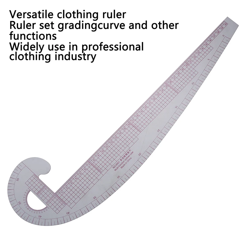 

Plastic French Curve Metric Sewing Ruler Measure Tailor Ruler 360 Degree Bend Set Grading Curve Ruler Tools For Clothing Making