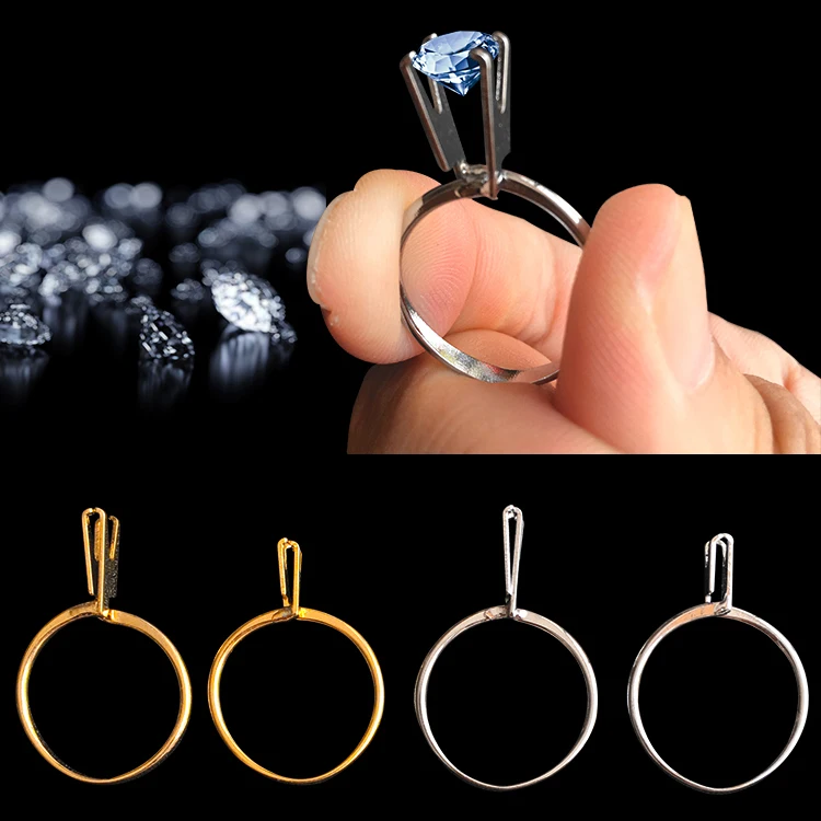 Fermasciarpa A 3 Anelli In Lega Placcata, Accessorio Moda Donna Per Sciarpe Di Seta. Elegante E Lucido, Perfetto Per Feste E Matrimoni. Colore: Come In Foto.