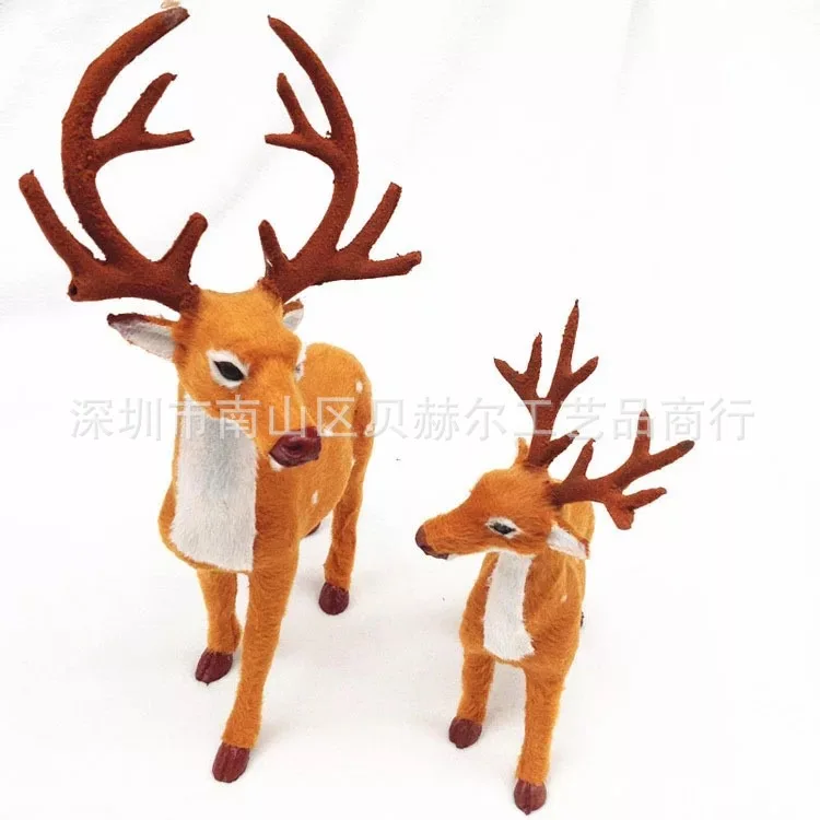 

New Style Christmas Deer Model Deer Elk Sika Deer Christmas Hotel Shopping Mall Bar Atmosphere Decorative