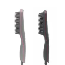 Электрический Выпрямитель для волос и бороды, расческа для мужчин, Вращающаяся ручка, многофункциональный стайлер для волос, выпрямитель для тепла