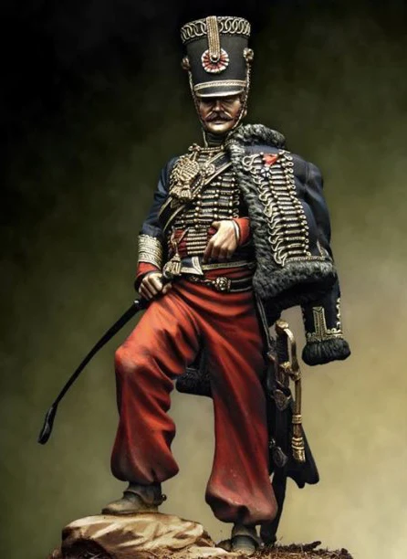 1/24 75mm  ancient officer stand include one   Resin figure Model kits Miniature gk Unassembly Unpainted