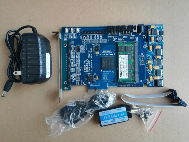 Макетная плата PCIe X4 fpga board EP4CGX75CF23I7 pcie x1 макетная kit altera cyclone IV GX|Демонстрационные