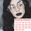 Oversized Round Metal Anti Blue Light Woman Reading Glasses Men Clear Lens Vintage Eyeglasses Presbyopia Large Computer Goggles 1