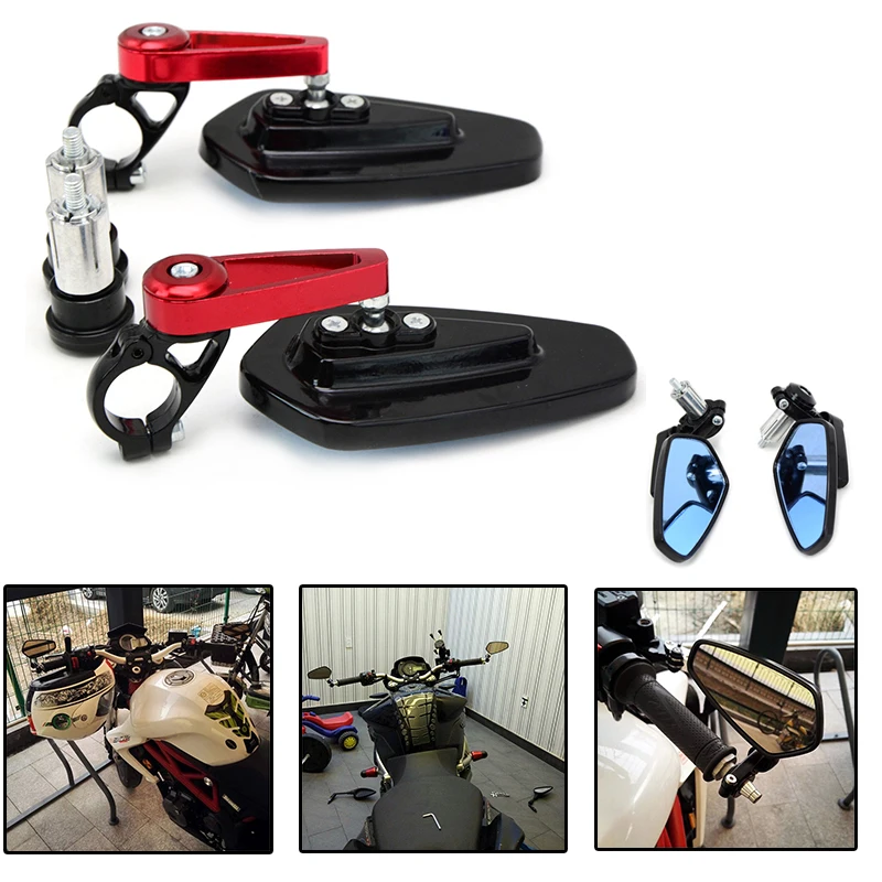 Universal motorcycle Scooter bar end Rearview Mirrors For Honda MSX125 MSX300 MSX 125 MSX 300 MSX125 300 PCX 125/150 PCX125