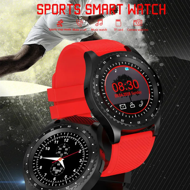 

Sport Smart Watch Fitness Tracker Bracelet Band Heart Rate Monitor Answer Call GPS SIM TF Card GSM Phone Watch