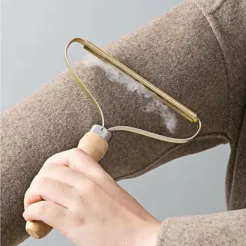 

Lint Remover Manual Clothes Shaving Trimmer Portable Lint Remover Convenience Wooden Machine Trim Simple Pruning Timmer