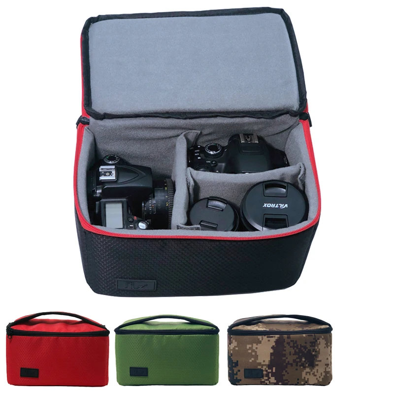 Advanced Diamond Lattice Waterproof DSLR Camera Bag Photography Soft Padded Insert Inner Handbag