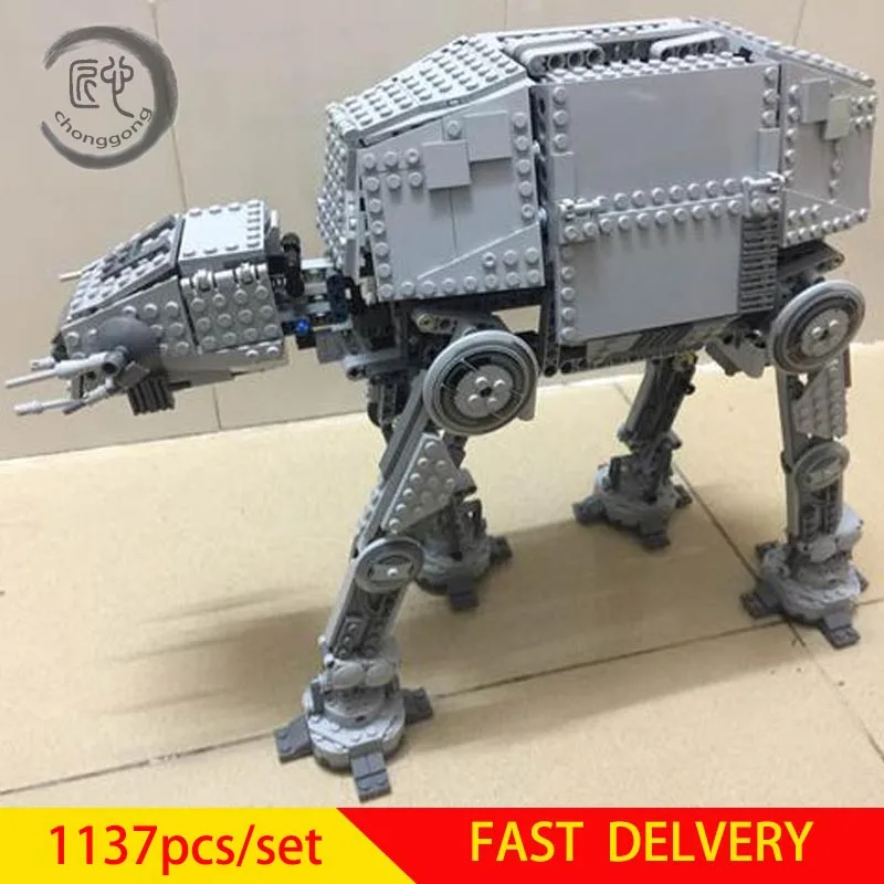 

New Star Series Wars Motorized Walking AT-AT Model Building Kit Set Blocks Bricks fit 10178 DIY Toys Children Gift