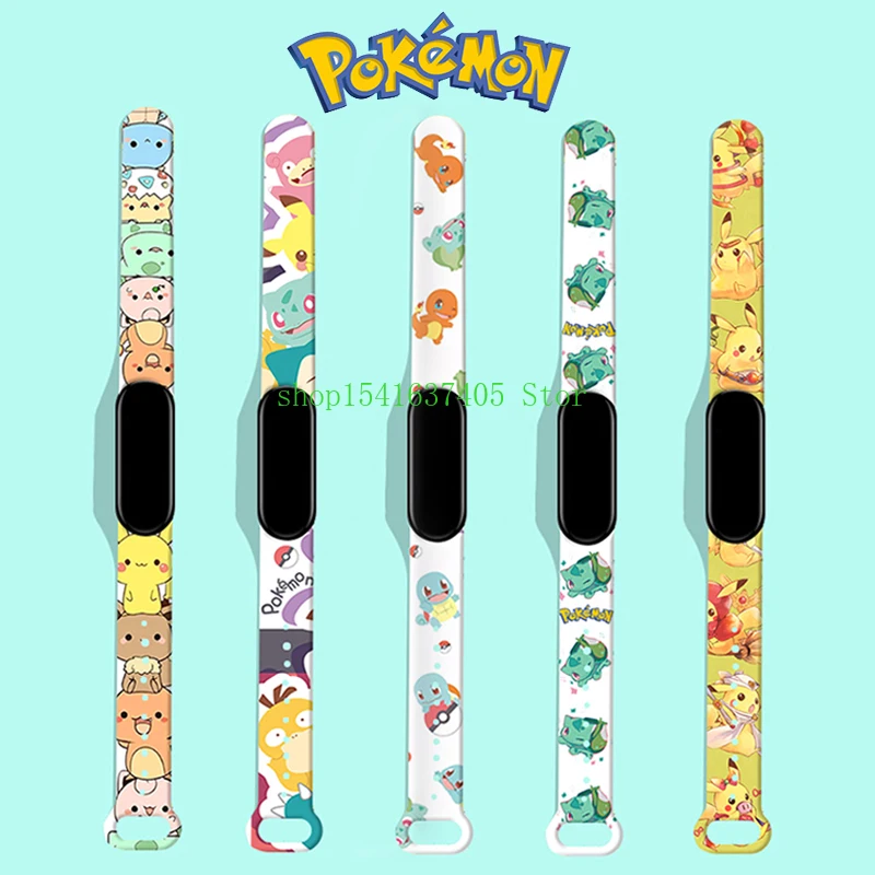 New Pokemon Electronic Electronic Watch Pikachu Charmander Digital