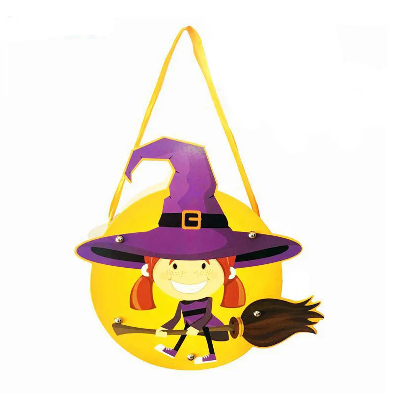 C Handbag Candy Kid Cute Cartoon Halloween Candy Bag Pumpkin Cat Ghost Gift Children Paper Handbag Holiday Atmosphere DIY Bags - Цвет: C