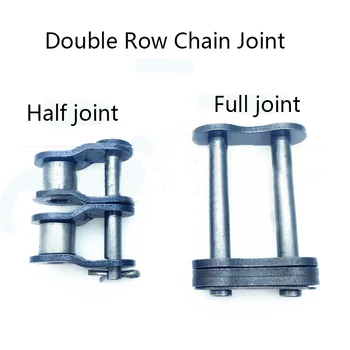 

Short Pitch Roller Chain Double Row Joint 06B 08A 08B 10A 12A 16A 20A 24A 28A 32A Transmission Roller Chains Full Half Joint