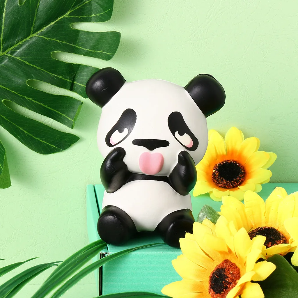 Jumbo Squishy антистресс развлечения Squishe животные 3,9 дюймов Squishier панда медленно поднимающаяся Ароматизированная кавайная игрушка Squishier 8 шт