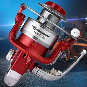 

Metal Fishing Reel SFB500-7000 Series High-speed Rotating Fishing Reel Spinning Wheel Fish Squid Line Fishing Gear Stream
