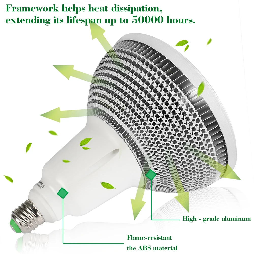 (2 шт./лот) Полный спектр E27 150 Вт COB LED Grow Light для теплицы палатки комнатные растения