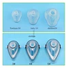 Adult Silica Mask Medical Oxygen Mask Neonatal Anesthesia Mask Simple Respiratory Apparatus Reusable 6