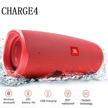 

Charge 4 Bluetooth Speaker Powerful Wireless Portable Speakers Charge4 IPX7 Waterproof Music Hifi Bass Sound Box