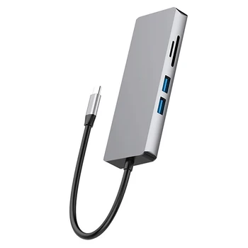 

9 in 1 USB C Hub Type C Docking Station Plug and Play for