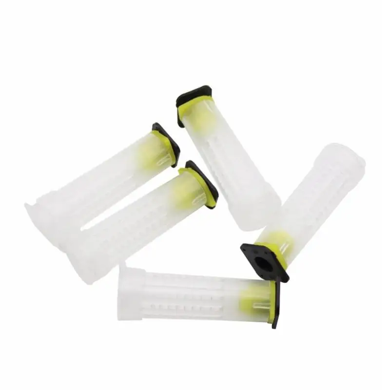 

100 Sets Bee Equipment Queen Cage The New Beekeeping Equipment Insects Tools Bee Feeder 7.6cm 2.6cm diameter