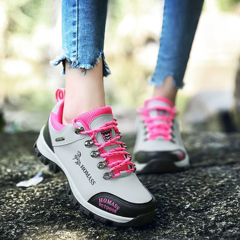 Ceny BOUSSAC oddychające Unisex buty górskie jesień wodoodporne męskie buty do wędrówek górskich buty trekkingowe wspinaczka trampki Camping mieszkania