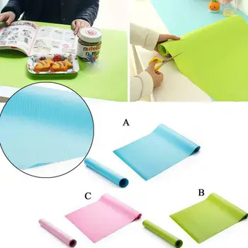 

Reusable Shelf Liner Contact Paper Cabinet Mat Drawer Mat Moisture-Proof Waterproof Dust Proof Non-Slip Tableware Contact Paper