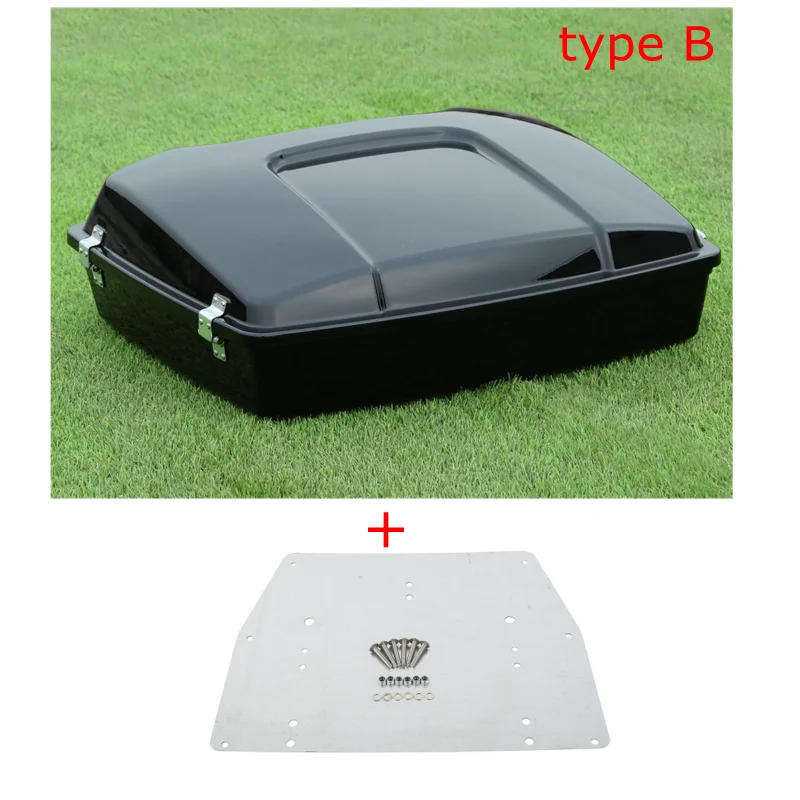 5 &quotбритвенный Тур Pack багажник с металлической основой для Harley Touring Road King Street Electra