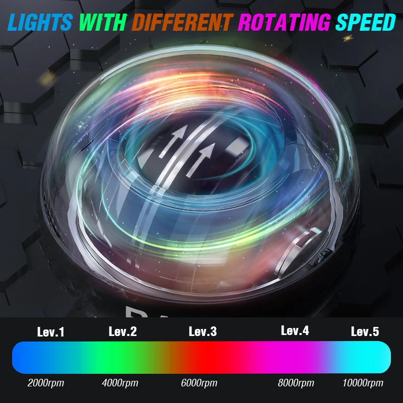 Rainbow-LED-Self-Start-Power-Ball-Gyro-Mute-Metal-100Kg-Muscle-Wrist-Force-Trainer-Relax-Gyroscope (1)_副本
