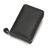 CUIKCA Leather Card Holder Travel Journey Bank Card Organizer Wallet Ticket Credit Card Bag Case Zipper ► Photo 3/6